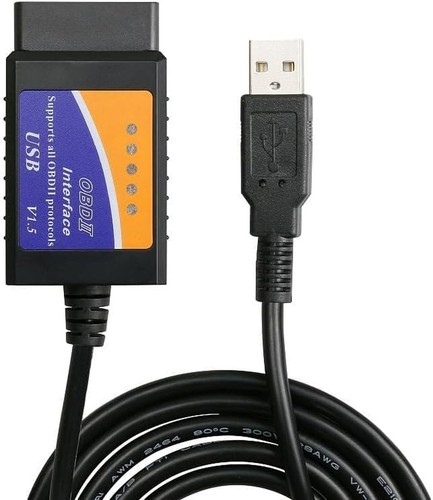 OBD2 USB Adapter ELM327 V1.5 Car Diagnostic Device Automotive OBD2 USB Scanne... - Imagen 4 de 7