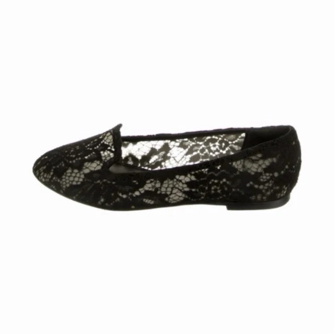 Lace Ballet Black Flats for Women for sale | eBay