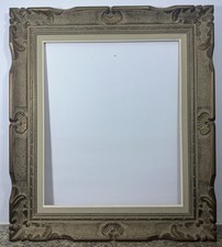 Cadre ancien 10F sculpté Montparnasse Feuillure: 55,5 x 46,5 cm Vue:53,5x44,5cm