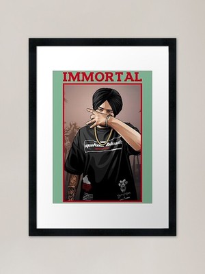 IMMORTAL-ART Gerahmter Kunstdruck Gerahmtes Wandbild Poster Leinwanddruck Bild