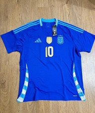 adidas Argentina Lionel Messi #10 2XL Fan Version IP8413 2024 Away Jersey