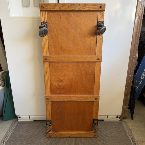 Roll- Over Oak Wood Auto Mechanics Garage Creeper Original VINTAGE - Picture 2 of 9