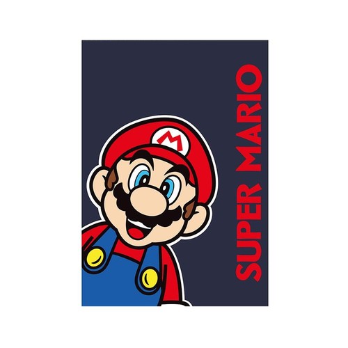 Super Mario Throw Soft Fleece Girls Boys Kids Blanket Snuggly 100% Official