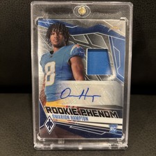 Omarion Hampton 2025 Panini Phoenix RPA Rookie Phenom Patch Auto /249 Chargers 