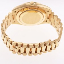 2021 MINT Rolex Day-Date 40 President 228238 Champagne Baguette Diamond Watch 6