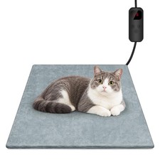 Pet Heating Pad for Cats Dogs with Timer, 6 Heat Levels