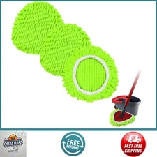 3 Pack Chenille Spin Mop Heads for O-Cedar EasyWring 1-Tank System