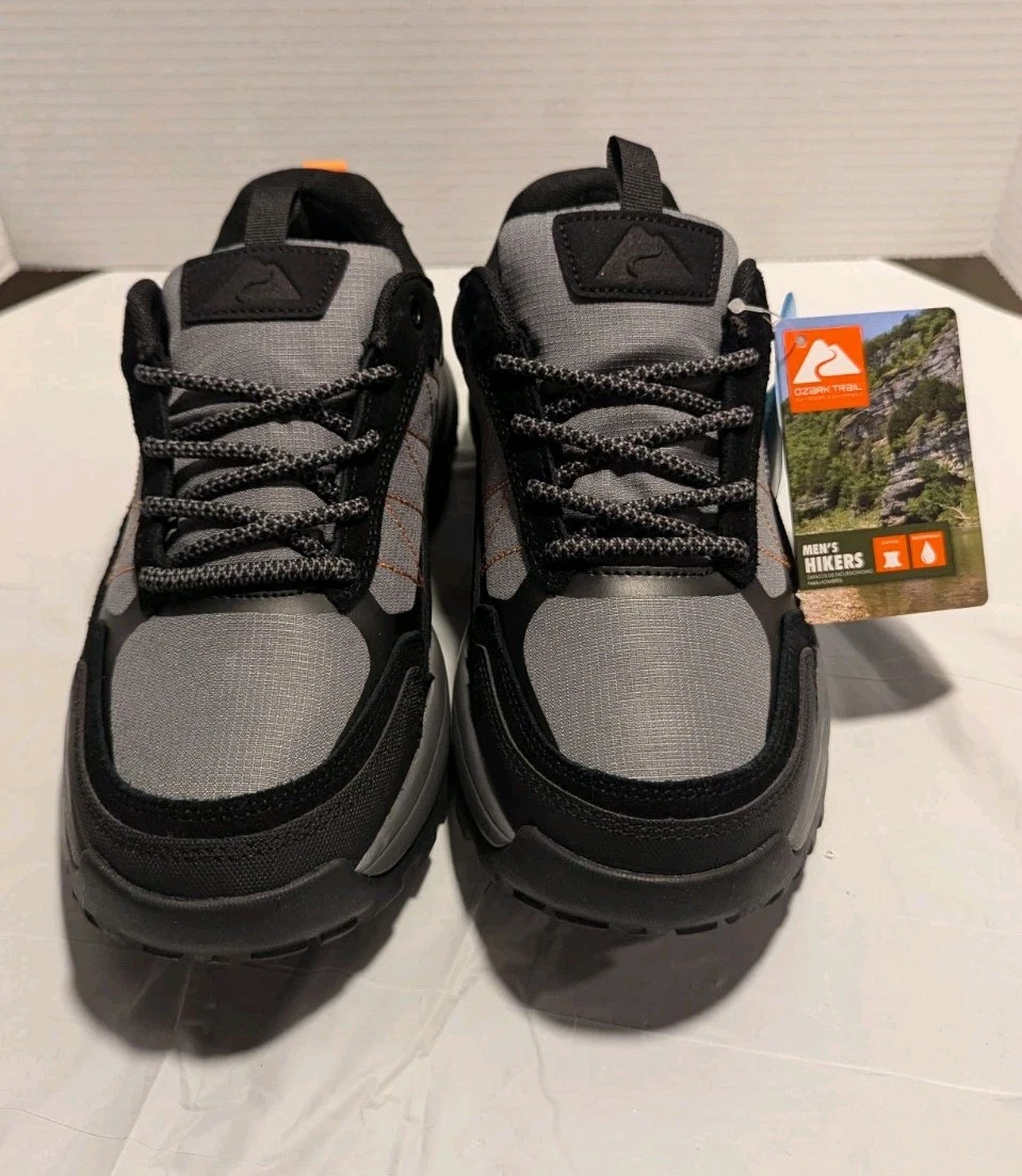 Ozark Trails Mens Size 6 Black Boots Hikers. Waterproof NIB