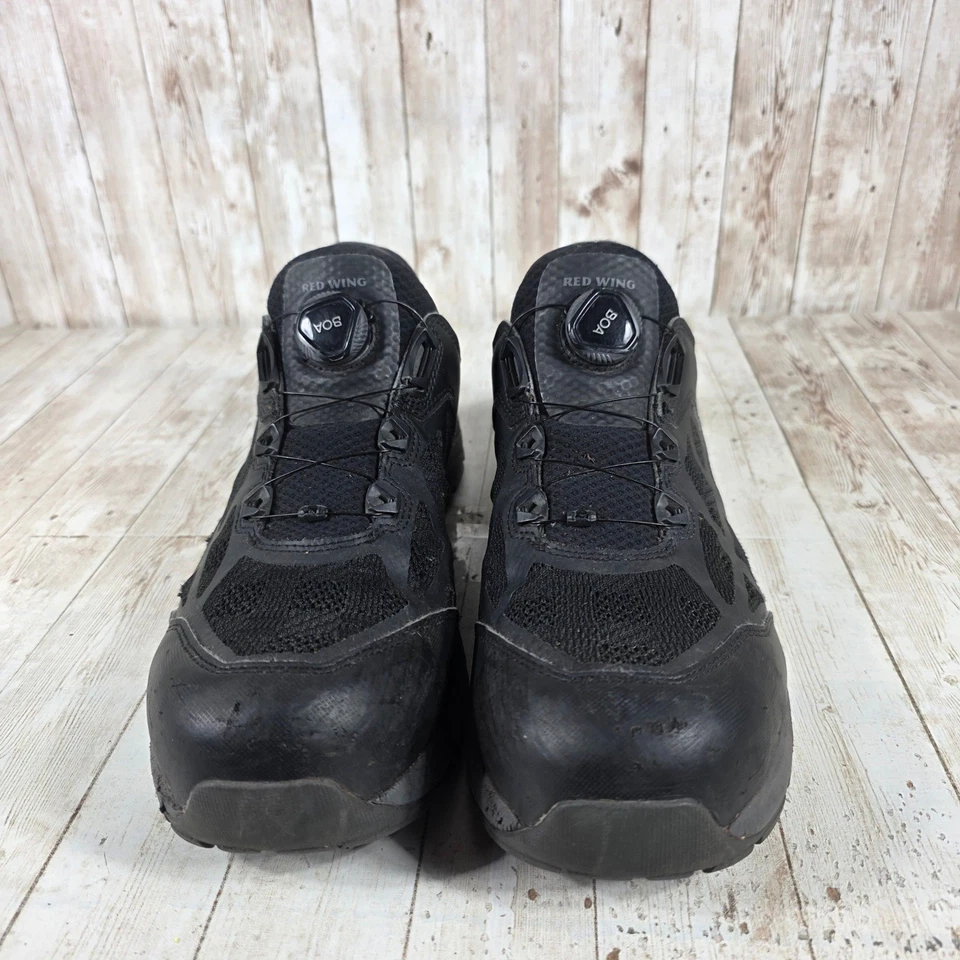 Red Wing Mens 6352 Safety Toe Vibram BOA Black Work Shoes Size 11 D - Image 4 of 4