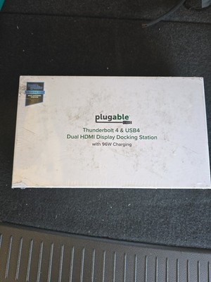 Plugable Thunderbolt 4 Dock for 8K Monitor 96W Charging TBT4-UD5