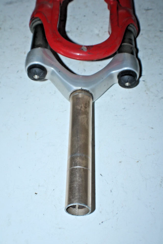 MTB Suspension MTB Fork 26" 11/8" Threadless 165mm Canti Disc Orange USA Shipper - Image 3 of 4