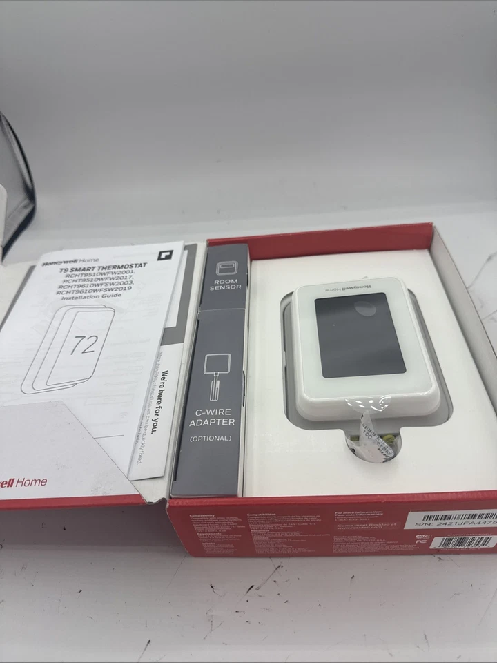 Honeywell Home T9 Smart Thermostat RCHT9610WFW2004 NIB - Image 3 of 4
