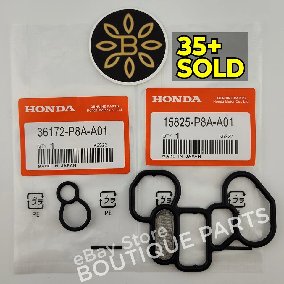 Sello de válvula de junta adaptador carcasa filtro de aceite original para Honda 15825-P8A-A01 Foto 4 de 4