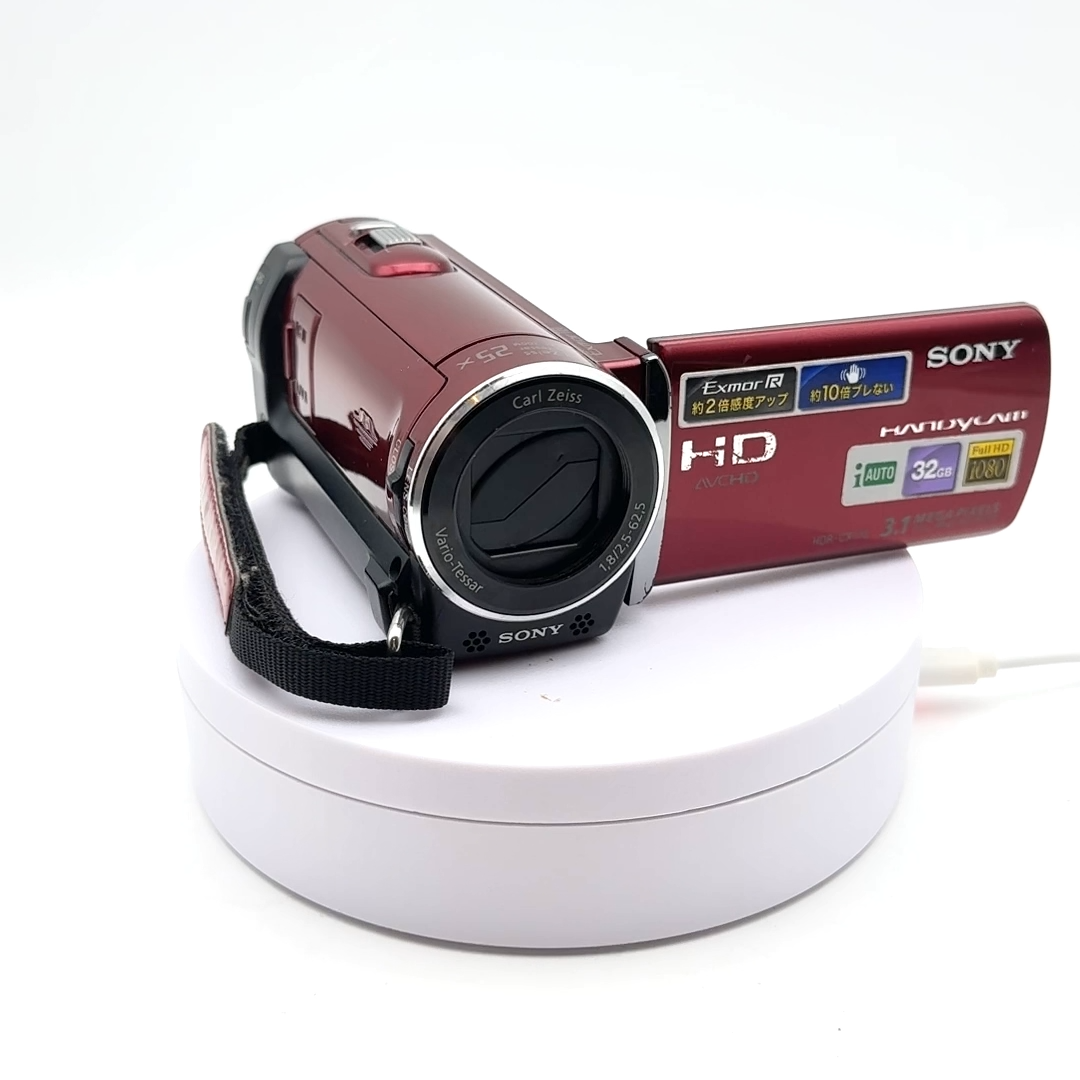 SONY Handycam HDR-CX170 Red AVCHD HD Camcorder 32GB Carl Zeiss 25x
