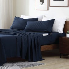 Swift Home Smart Sheets, Ultra Soft Brushed Microfiber 3-Piece Sheet Set, Fit...