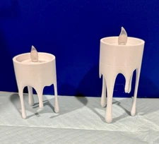 A Pair of Floating dripping candle Halloween spooky – LED tealight holder