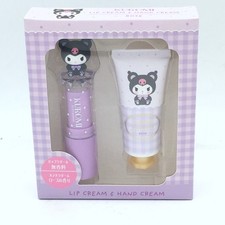 Sanrio Original Kuromi Lip Cream Hand Cream Rose Scent Duo