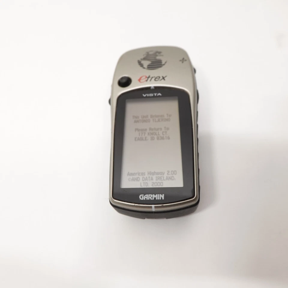 Garmin eTrex Vista Handheld Waterproof GPS Unit for Outdoors Camping Hiking - Image 2 of 4