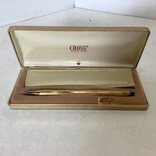 Vintage Cross 10K Gold-filled Twist Pen w/Case