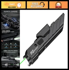 1700 Lumens Tactical Laser Light Combo for Rifle, Rechargeable, Picatinny/M-Rail