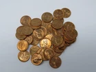 1954-S Brilliant Uncirculated Wheat Cent Penny Partial Roll 40+ Uncirculated BU