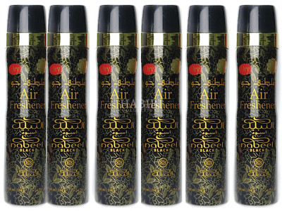 Nabeel Air Freshener Home Fragrance 300ml Aerosol 6 Pack Collection 
