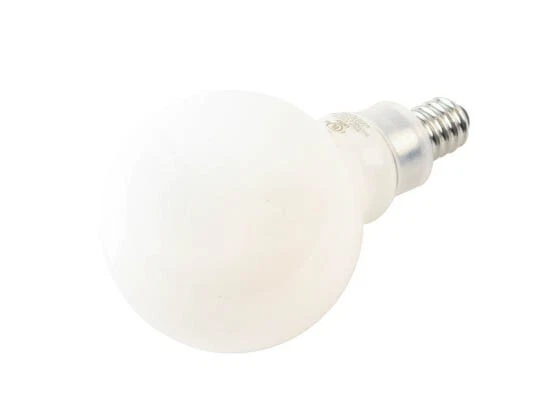 Bulbrite 4W G-16 LED Globe Bulb, Milky White Finish, 2700K, 90 CRI, E12 Base - Image 2 of 4