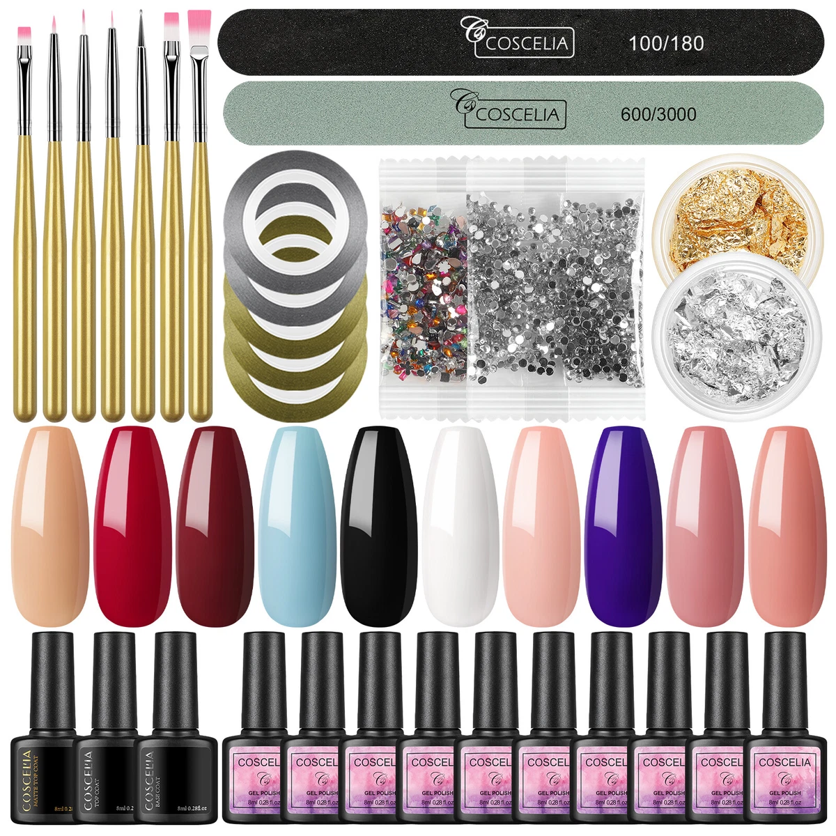 3C4G Three Cheers For Girls Butterfly Glitter Nail Polish Set - 5 Bottles,  Make It Real at Tractor Supply Co.
