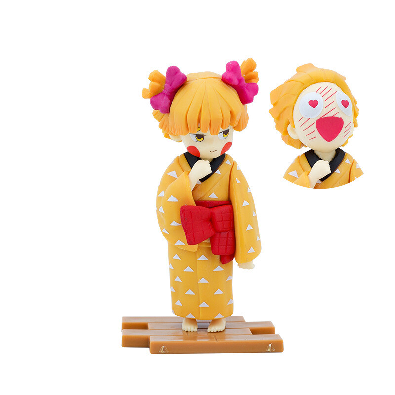 DEMON SLAYER TOONIZE Figure Tanjiro Nezuko Zenitsu Inosuke Set Couleur