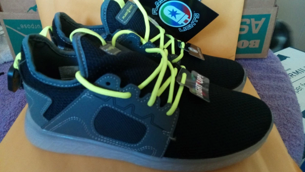 Green light up shoes shop