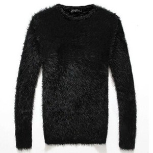 mens black mohair jumper
