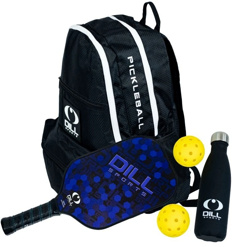 Pickleball Bag - Backpack with White Accents for Men and Women