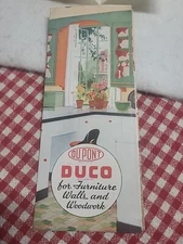 Vtg 1950 Dupont Duco Color Houshold Enamel Samples Guide Valpo Indiana