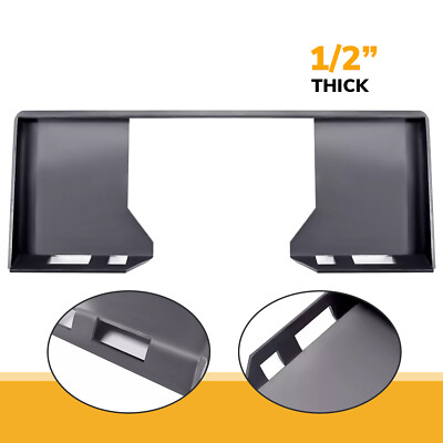 1/2'' Mount Plate Skid Steer Loader Attachment Adapter For Bobcat & Kubota Heavy