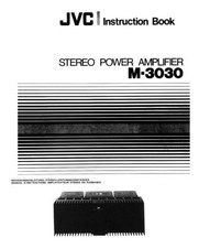 JVC M-3030 Amplifier Owners Instruction Manual Reprint