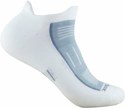 Wrightsock Profi Sportsocke Sneakers Low Tab -anti-blasen-system- weiss-grau