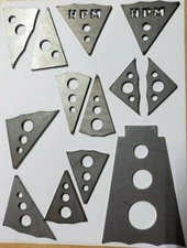 Yamaha Blaster Frame Gusset Kit FULL Blaster HPM Gussets