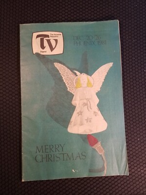 VINTAGE TV Digest DEC 20TH-26th 1981  CHRISTMAS ISSUE Phoenix Angel 
