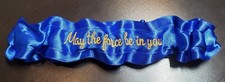 May the force be in you Custom Embroidered Wedding Garter Star Wars