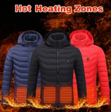 New Heated Jacket Coat USB Electric Jacket Cotton Coat Heater Thermal Clothing H