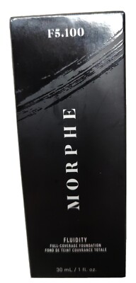 New Morphe Fluidity Full Coverage Foundation COLOR-F5.100 Matte | Mat 1oz. 30ml.