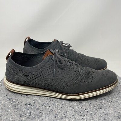 Cole Haan Grand OS grey wingtip Oxford loafers size 13 Cole Haan Mens 13 M Grand Os Wingtip Oxford C28827  main image 2