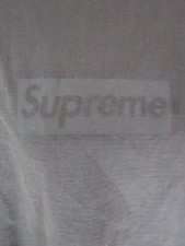 Supreme SS22 Tonal Logo T-shirt In Black Size Medium
