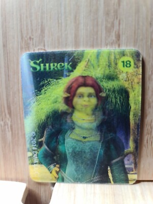 Dreamworks Heroes #18 SHREK Woolworths Movie Motion Trading Card FREE POST