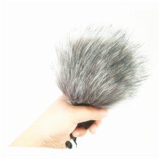 2x Anti-Wind Noise Prevention Microphone Muff Fur Windshield Cover For Zoom H1