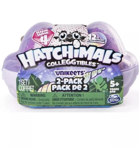 IN HAND SEALED Season 4 Hatchimals ColleGGtibles 2-PACK CARTON~UNIKEETS 
