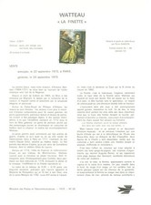 France N50 FD Sheet 1973 - Ar Painting J A Watteau