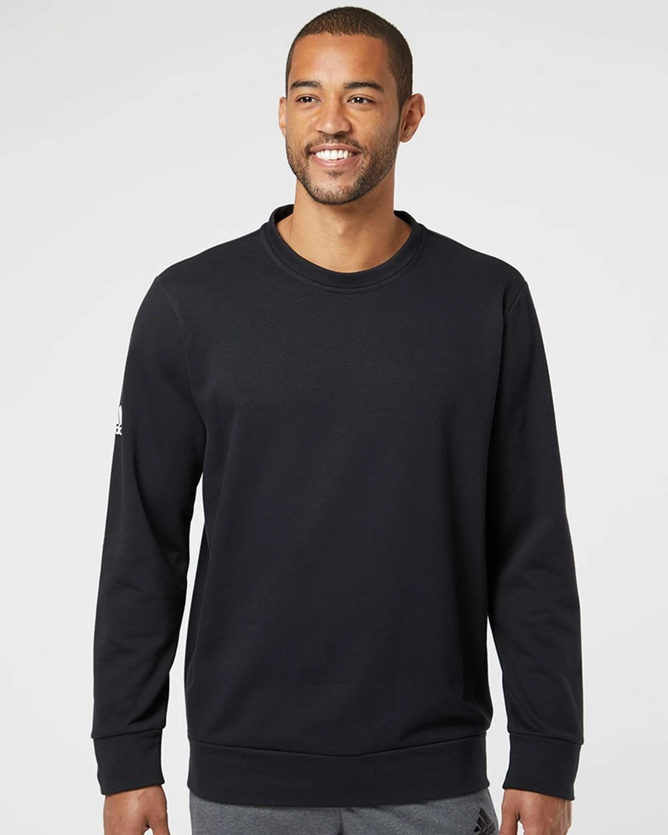 Adidas hoodless hotsell sweatshirt