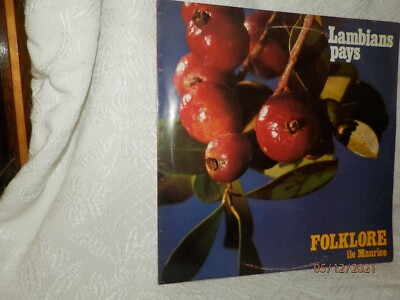 LAMBIANS LAND FOLKLORE ILE MAURITIUS LP 33tours DISCS ISSA 40012 Reunion 