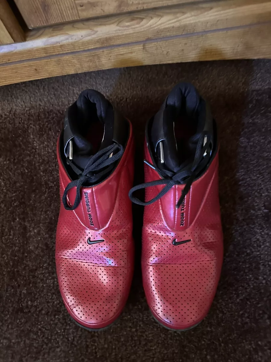 Nike Zoom Flight Turbine Varsity Red Black Men Size 8
